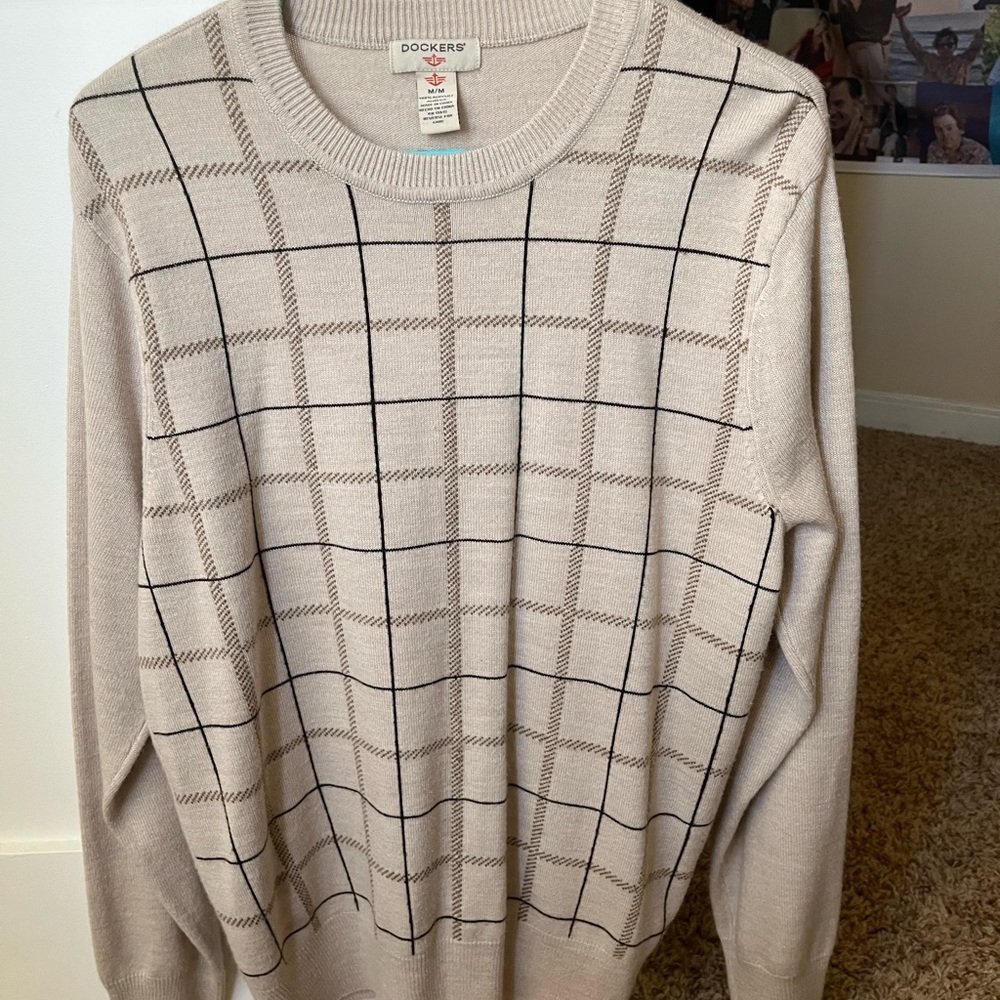 Casual cream sweater